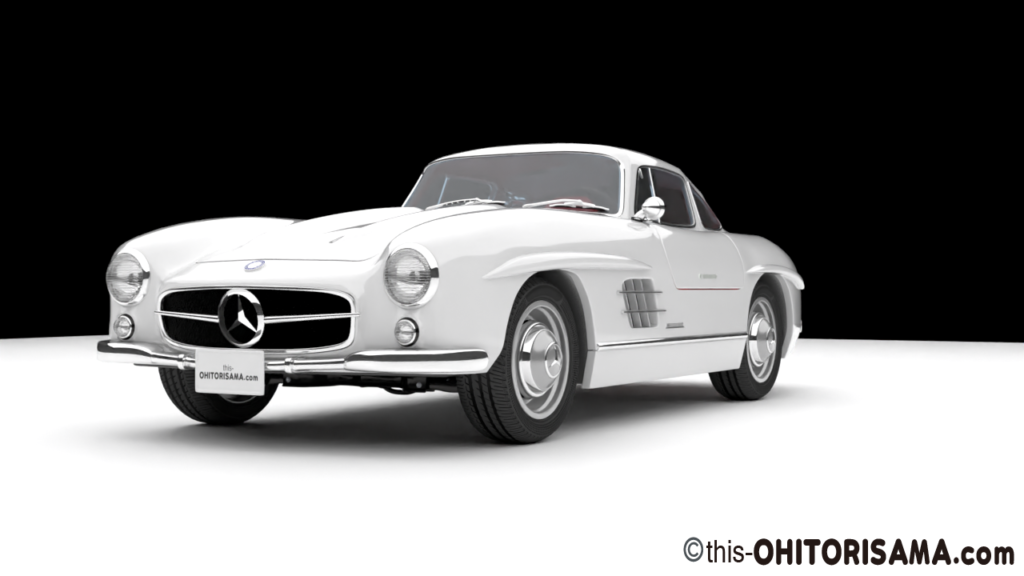 1955年式メルセデスベンツ300SL3DCG作例2