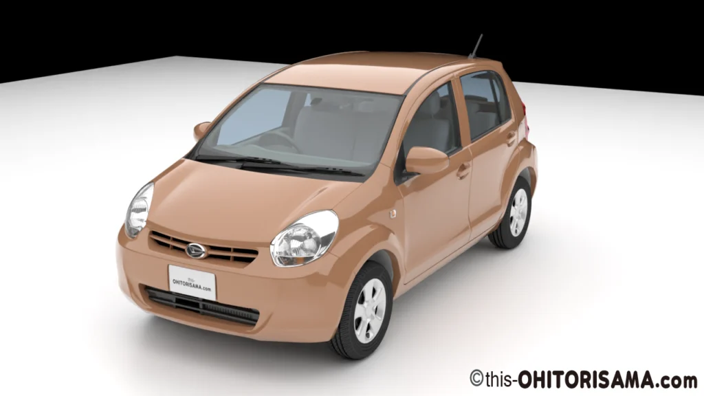2010年式ダイハツブーン_3DCG画像作例1
