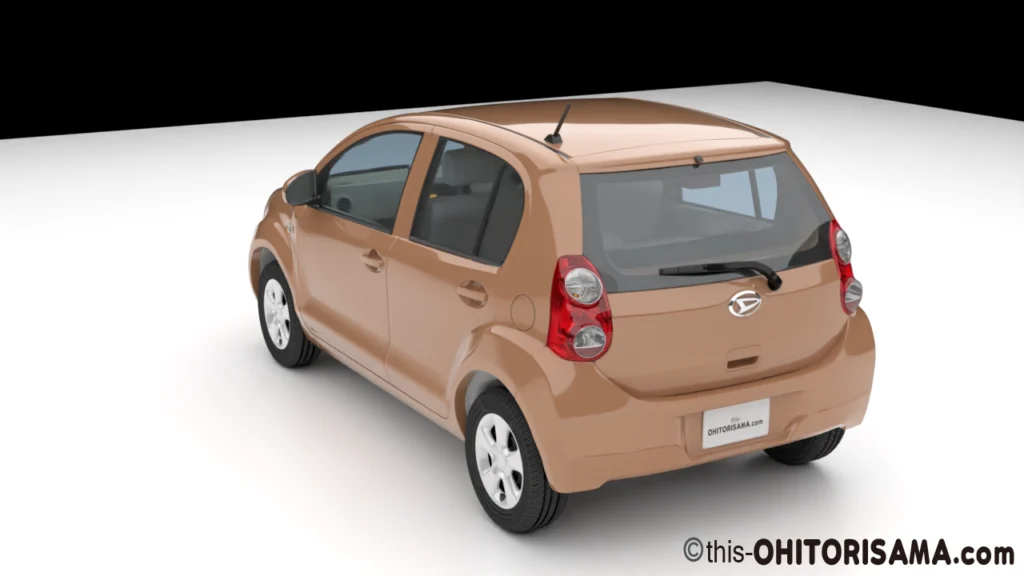 2010年式ダイハツブーン_3DCG画像作例2