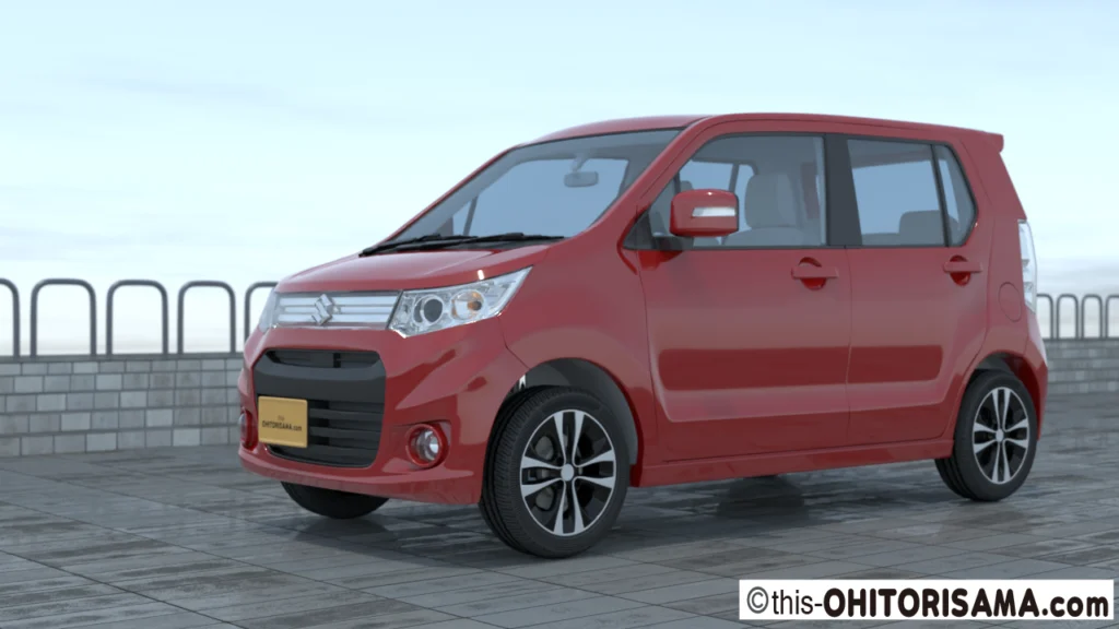2012年式ワゴンRスティングレー_3DCG画像作例1