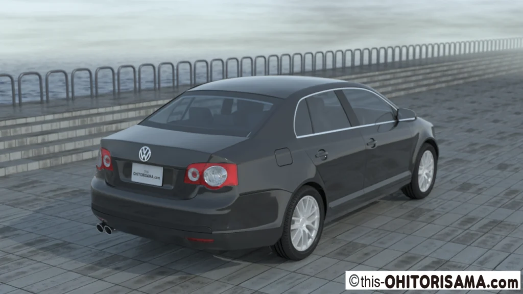 2006年式ジェッタ3DCG画像作例2