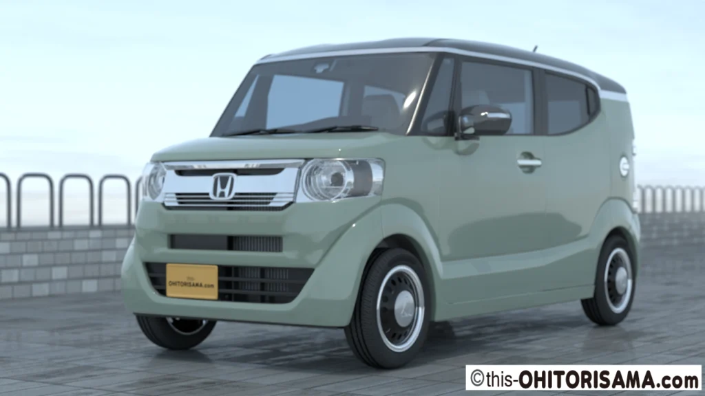 2014年式N-BOX SLASH3DCG画像作例1