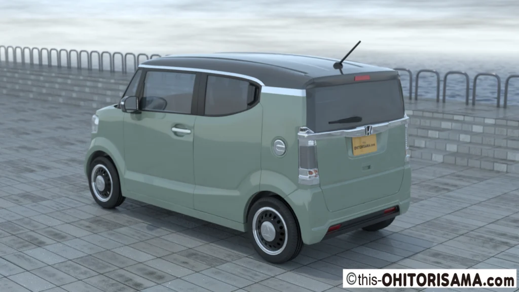 2014年式N-BOX SLASH3DCG画像作例2