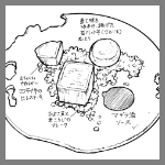 2025年10月7日リヴィの料理スケッチ