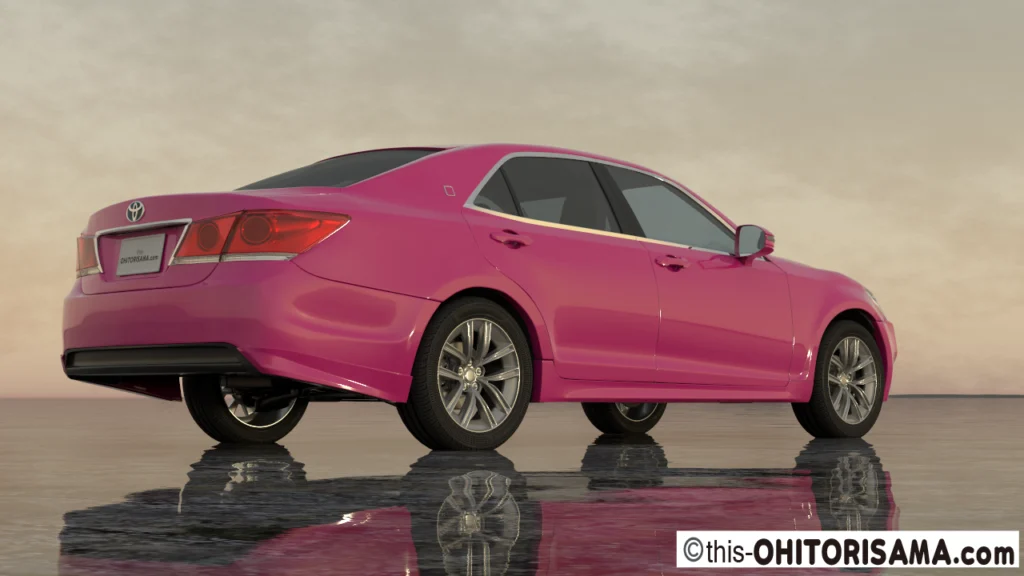 2012年式クラウンアスリート3DCG画像作例2