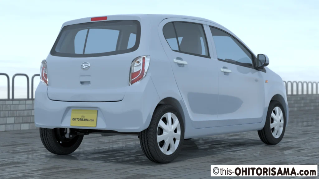 2011年式ダイハツミライース_3DCG画像作例2