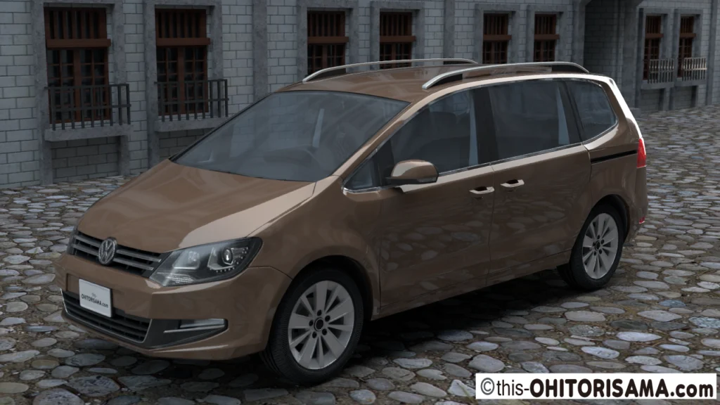 2011年式シャラン3DCG画像作例1