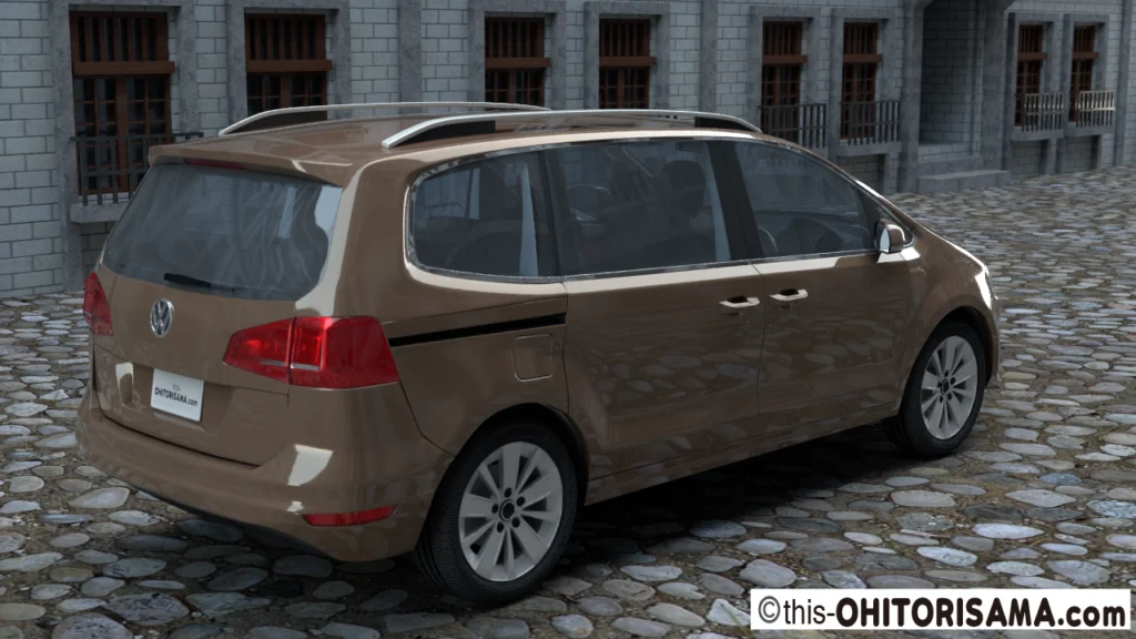 2011年式シャラン3DCG画像作例2