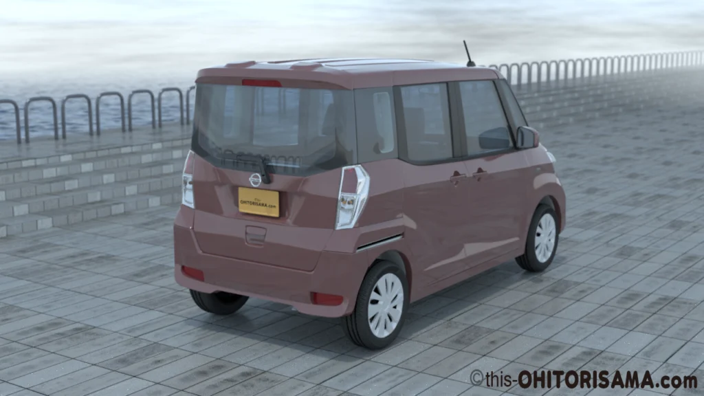 2014年式日産デイズルークス3DCG画像作例2