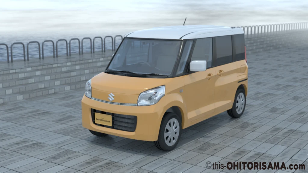 2013年式スペーシア_3DCG画像作例1