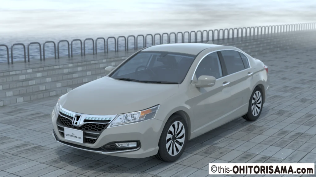 2013年式アコード3DCG画像作例1