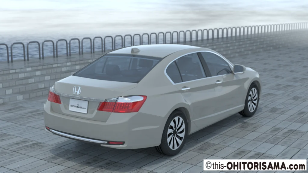 2013年式アコード3DCG画像作例2