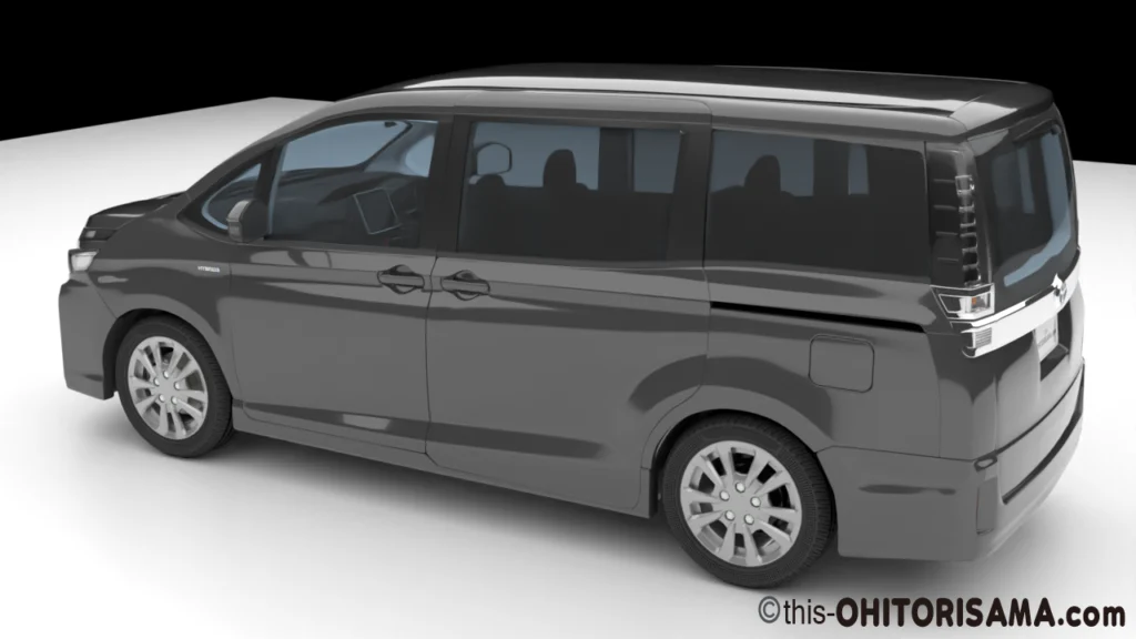 2017年式ヴォクシー3DCG画像作例2