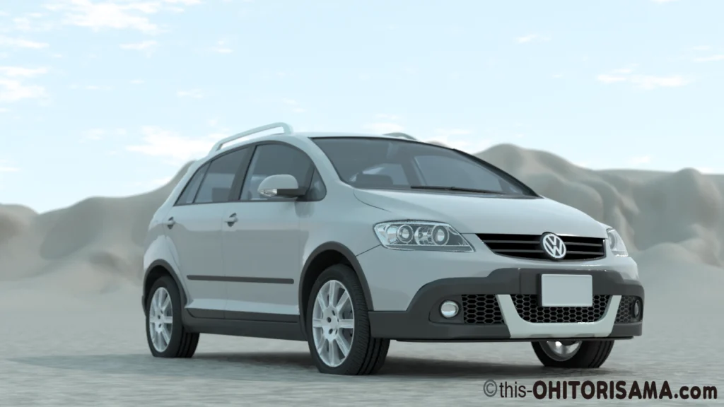 2007年式クロスゴルフ3DCG画像作例1