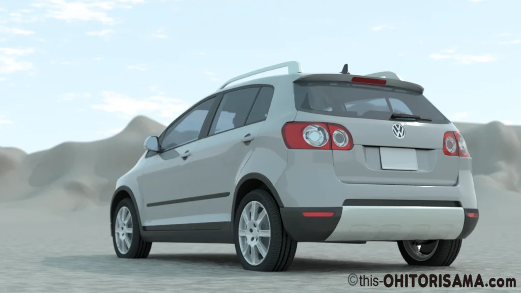 2007年式クロスゴルフ3DCG画像作例2