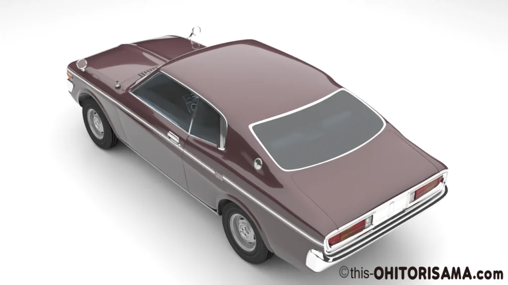 1972年式コロナマークⅡGSS 3DCG画像作例2
