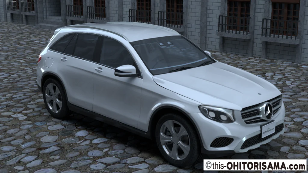 2016年式メルセデスベンツGLC 3DCG画像作例1