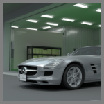 ベンツSLS AMG2010
