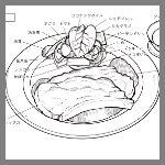 2026年9月22日めしあがれボナペティの料理スケッチ