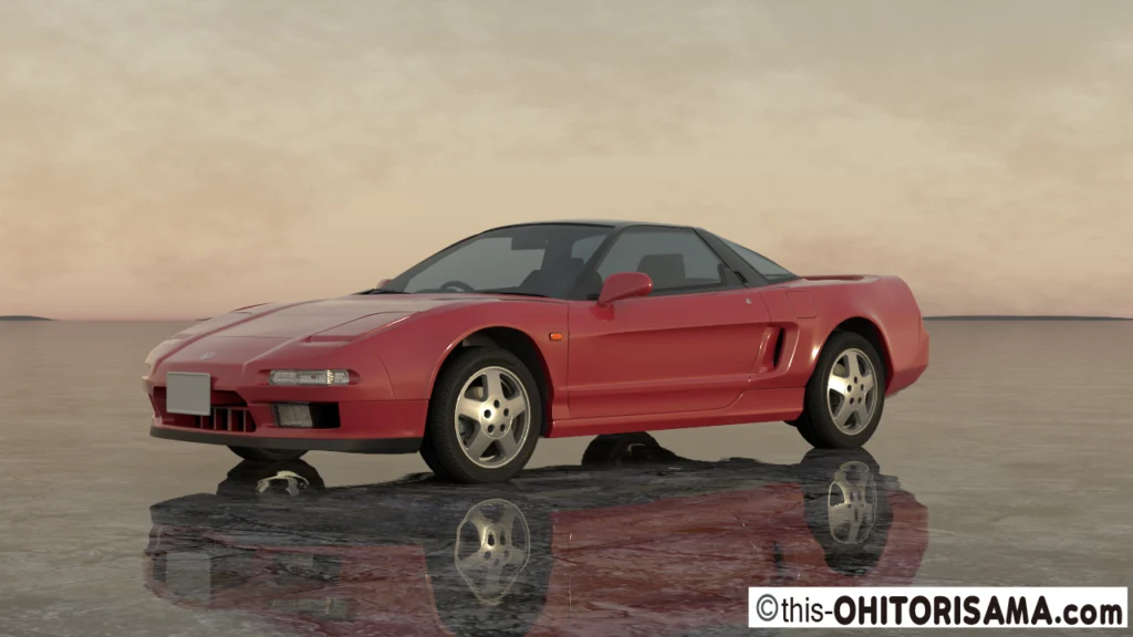 1995年式NSX 3DCG画像作例1